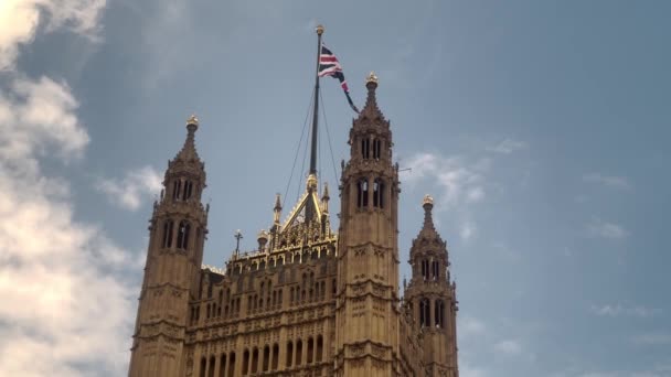 Westminster Abbey Εξωτερικό Λονδίνο Ηνωμένο Βασίλειο Μεγάλη Βρετανία — Αρχείο Βίντεο
