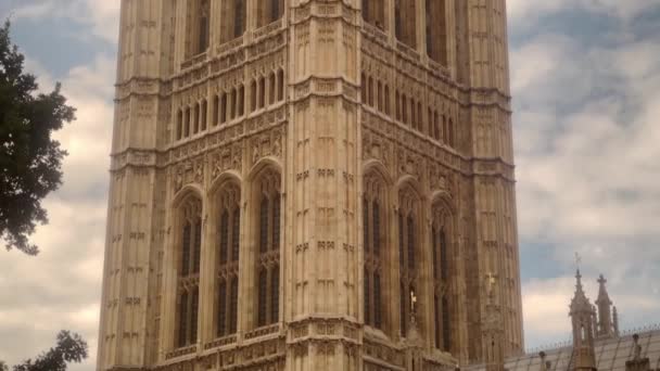 Opactwo Westminster Zewnątrz Londyn Wielka Brytania — Wideo stockowe