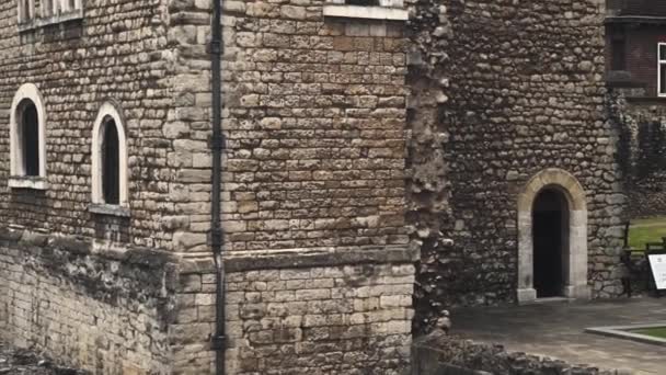 Old Brick Building London United Kingdom — Video Stock