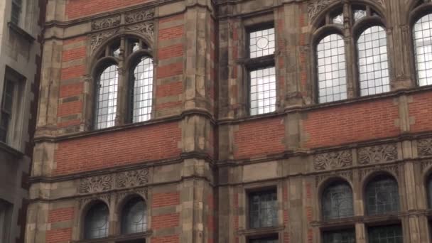 London Soho Exteriors City Street View Westminster — стокове відео