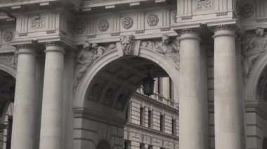 Central London facades exterior architecture, Cabinet office government building, United Kingdom