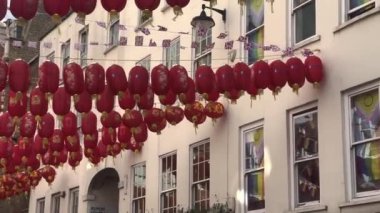 London China Town, street view, 4k sinema, Soho, England, UK, 20.04.2022