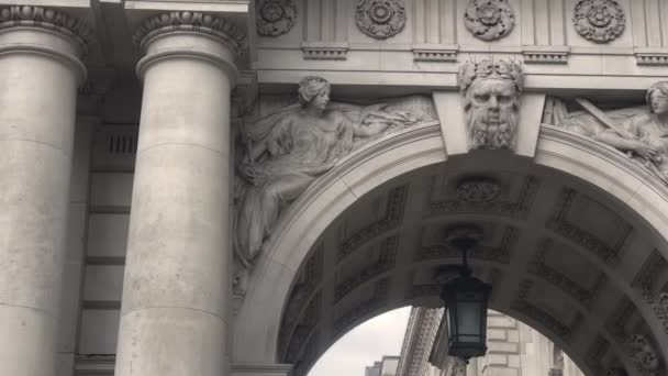 Central London Facades Exterior Architecture Cabinet Office Government Building United — Vídeos de Stock