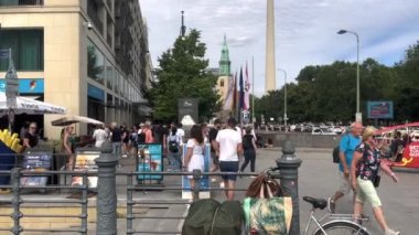 Alexanderplatz Kulesi - Berlin, 22.05.2022, Almanya