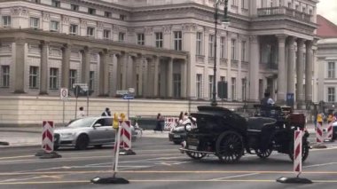 Old car in shop, Berlin, Germany 