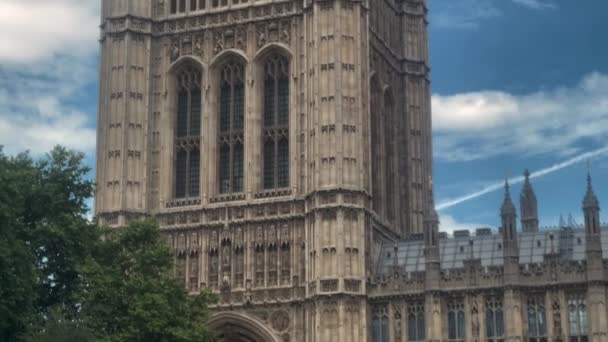 Вестмінстерський Палац Лондон Велика Британія — стокове відео