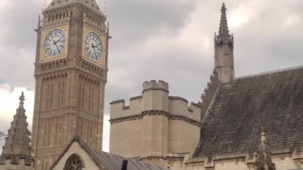 ビッグ ベン時計 ロンドン イギリス イギリス ウェストミンスター4K 2022 — ストック動画