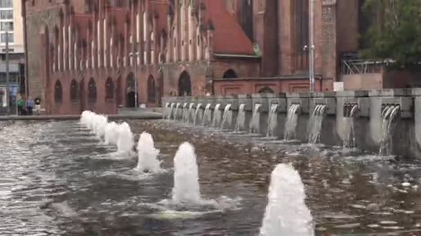 Kostel Marie Alexanderplatz Berlín Výhled Ulice Kinematografie Německo 2022 — Stock video