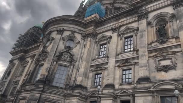 Berliner Dom Cathedral Exteriors Cinematic Berlin Germany 2022 — Vídeo de stock