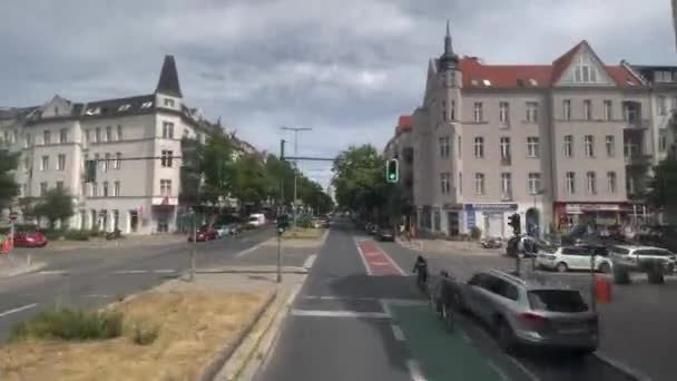 开车通过柏林 市中心城市街景 4K电影 2022年8月10日 — 图库视频影像