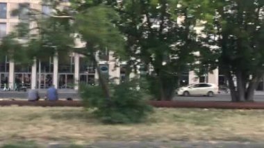 Berlin city view in motion, Germany