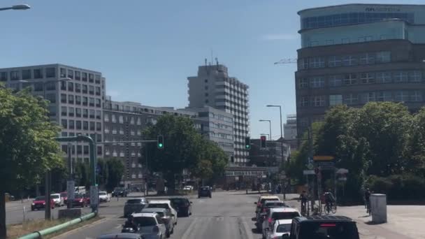 开车通过柏林 市中心城市街景 4K电影 2022年8月10日 — 图库视频影像