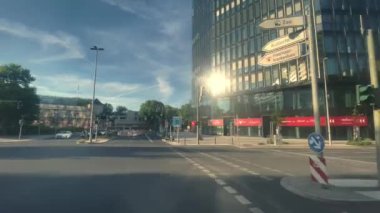 Berlin city view in motion, Germany