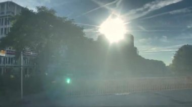 Berlin city view in motion, Germany