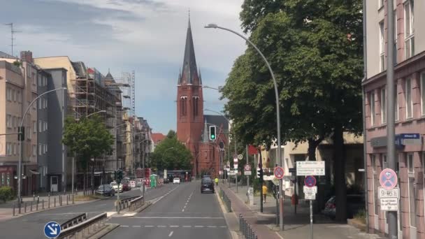 Driving Trough Berlin Downtown City Street View Cinematic Germany 2022 — Stock videók