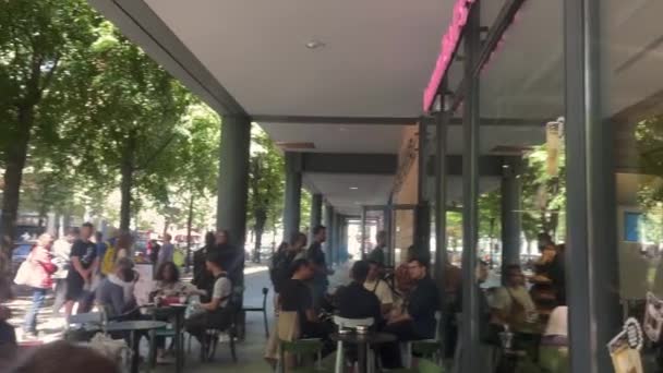 ベルリンのダウンタウン 街の通りの景色 4K映画 ドイツ 2022 — ストック動画