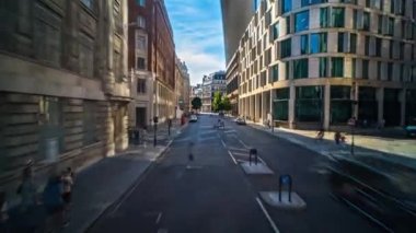 London center travel in hyperlapse timelapse, England - 22.06.2022