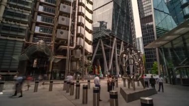 London business city center rush hour timelapse hyperlapse, England - 22.06.2022 