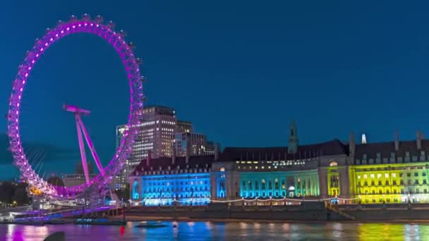 London Timelapse Hyperlapse England 2022 — Stock Video