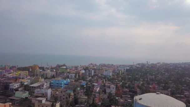 India Cityscape Aerial View — 图库视频影像