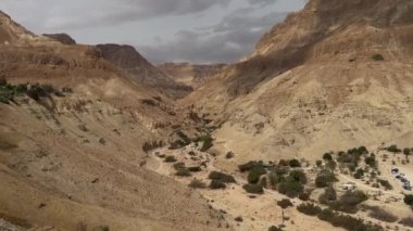 Ein Gedi ulusal park rezervasyonu güzel bir sabahta