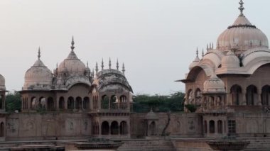 Mathura 'nın ünlü turizm merkezi Kusum Sarovar, Govardhan mathura uttarpradesh India