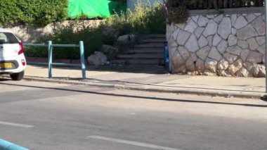 Tel Aviv 'de yaz günü gezinti 