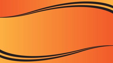 PTT için uygun turuncu ve siyah kombinasyonlu soyut arkaplan tasarımı