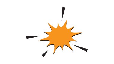 Patlama stili metin kutusu, basit çizgi roman kutusu