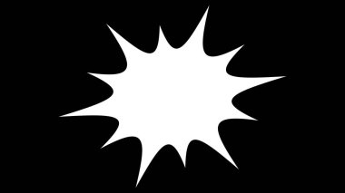 Tırtıklı yuvarlak çerçeve şablonu fotoğraf çerçeveleri ve patlama şablonu için uygundur