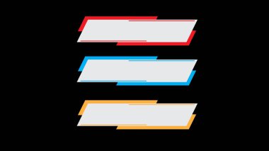 Basit ve havalı metin kutusu tasarımı, düzenleme malzemeleri için basit metin pankartı