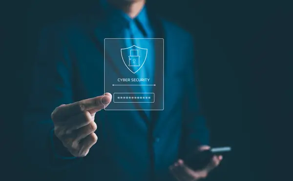 Dataskyddskoncept För Säkerhet Användarintegritet Säkerhet Och Kryptering Säker Tillgång Till Royaltyfria Stockbilder