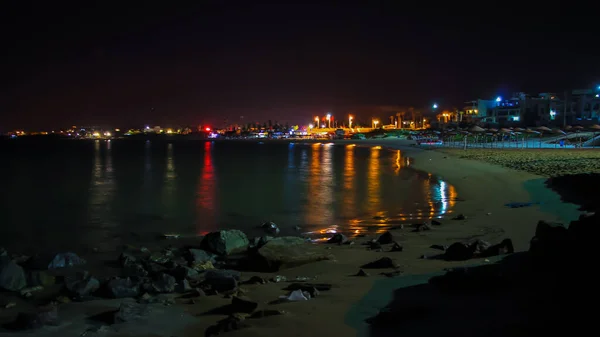 Νυχτερινό Τοπίο Της Παραλίας Στο Cabo Negro — Φωτογραφία Αρχείου