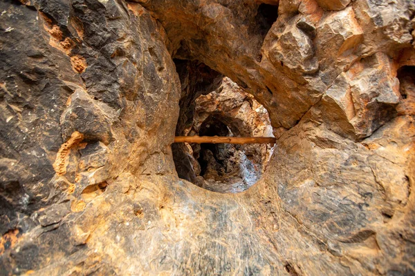 Jaskinie Regionie Oued Ahansal Maroku — Zdjęcie stockowe