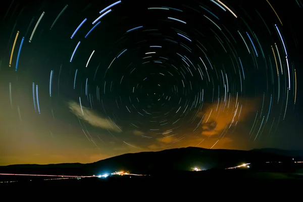 Звездная Тропа Небе Бин Эль Уйдана Марокко — стоковое фото