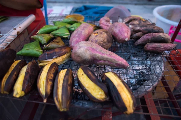 Legumes Frutas Grelhados Mercado Para Venda — Fotografia de Stock
