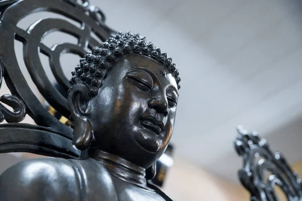 Gros Plan Statue Bouddha Temple Viharn Sien — Photo
