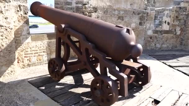 過去の古代の軍事兵器 — ストック動画