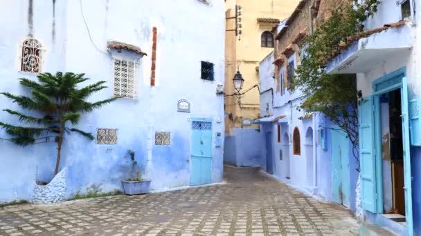 Influencer Touristic Town Social Media Background Turismo Esotico Blue Town — Video Stock