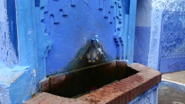 Hermosa Fuente Azul Exótica Famosa Ciudad Azul Fotografías de stock