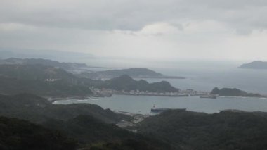 Jiufen Köyündeki Tipik Asya Köyü 4K Manzarası ve Kültür
