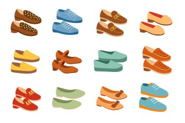 Bir çift yaz ayakkabısı. Moda modelleri.