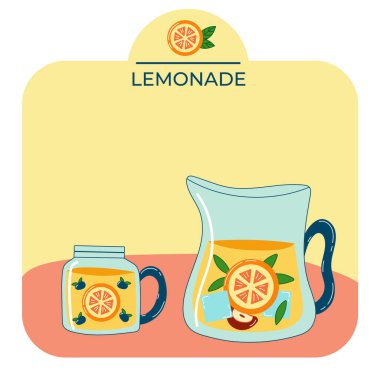 Ev yapımı limonata kavanozu