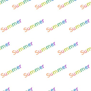 Kusursuz yaz şablonu. Çocuksu metin