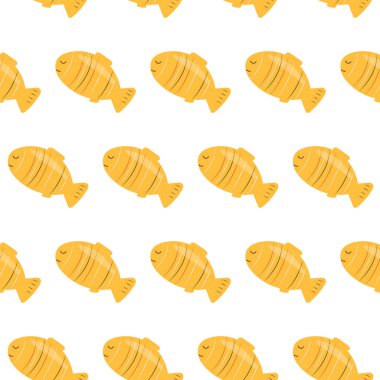 Tropikal altın balık deseni