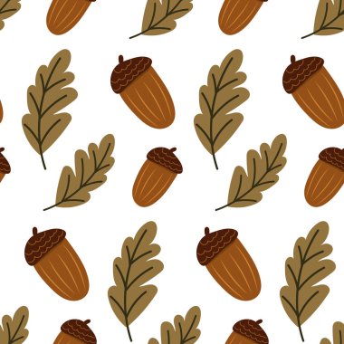 Yapraksız desenli bir mısır. Güzel sonbahar çizimi. Basit botanik desen.