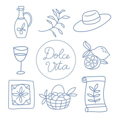 Zeytin yağı, şarap ve limonla belirlenmiş Akdeniz ana hatları.