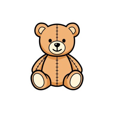 Bu sevimli oyuncak ayının basit bir tasarımı var. Çocuk odaları ve eğlenceli ortamlar için mükemmel. Neşe ve rahatlığı çağrıştıran çizimler için ideal..