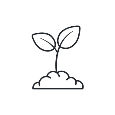 Toprak yığınında büyüyen genç bir fidan. Yeni büyümeyi, yeniden ağaçlanmayı, bahçıvanlığı, doğayı ve gelecek için umudu temsil eder..