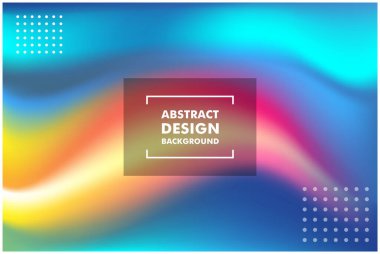 Soyut arkaplan tasarımı. Web sitesi şablonu için modern Banner Renkli sıvı veya sıvı biçimi